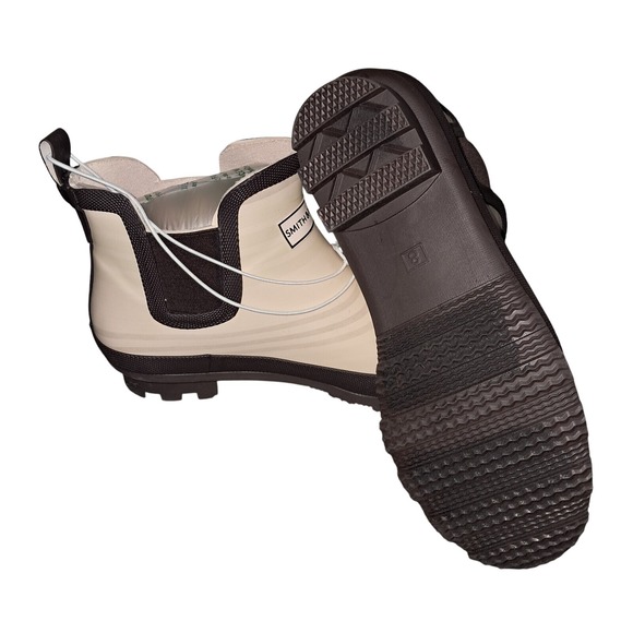 Rain Boots, Smith‎ & Hawkins, Ivory & Black, Size 8 - Picture 4 of 4